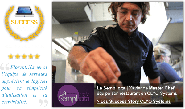 Les success story CLYO SYSTEMS: Xavier de Master chef