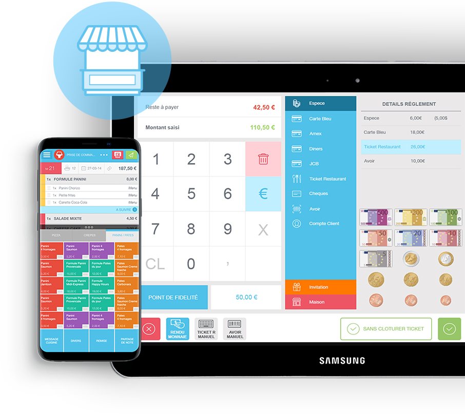 Image logiciel de caisse pour commerce