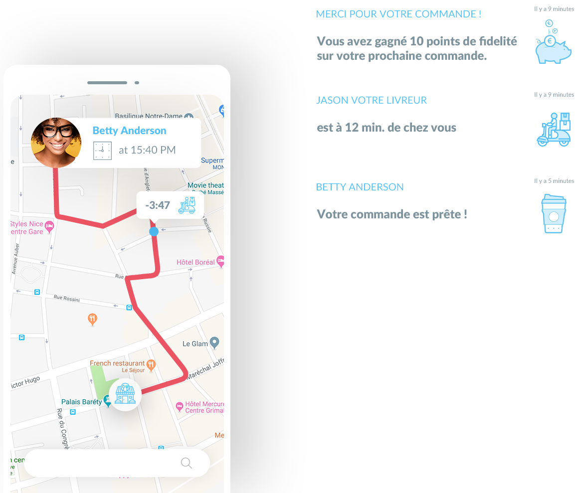 geolocalisation livraison